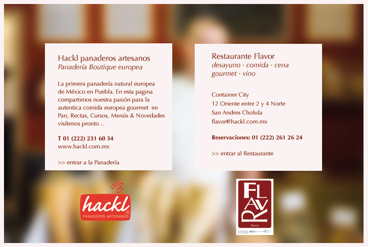 bienvendio a hackl panaderos artesanos y bouchon restaurante en puebla